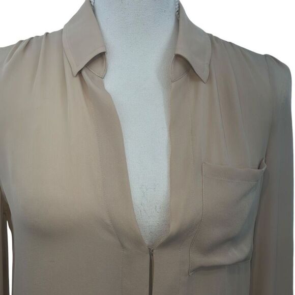 Hautie hippie silk tunic silver clasp size small - Picture 4 of 12